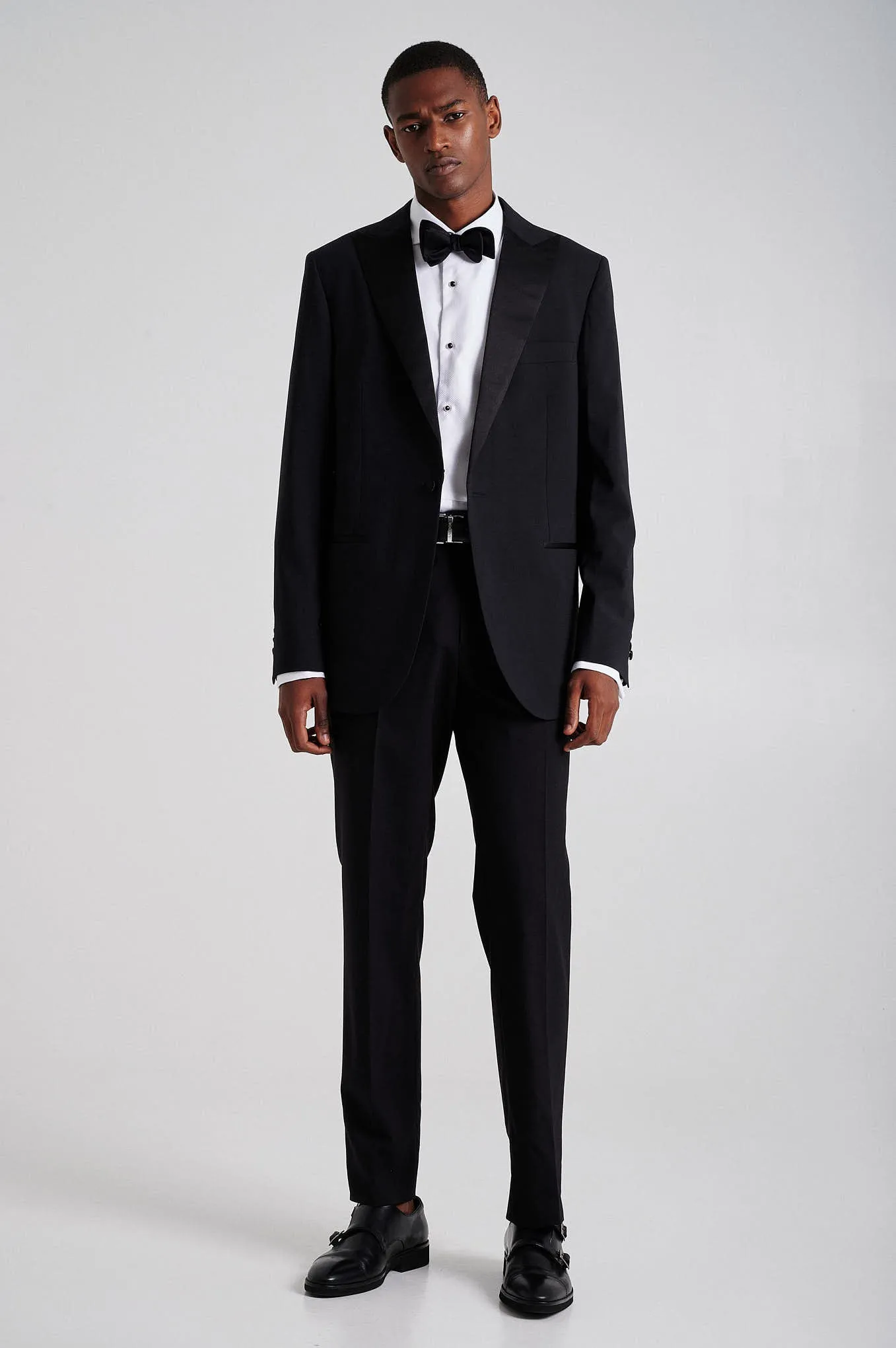 Slim fit wool & elastane tuxedo suit