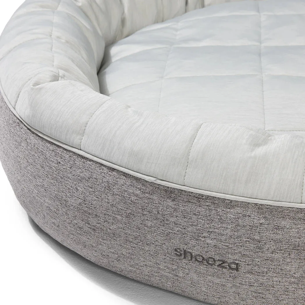 Snooza Cooling Cuddler Powder Grey Dog Bed Large