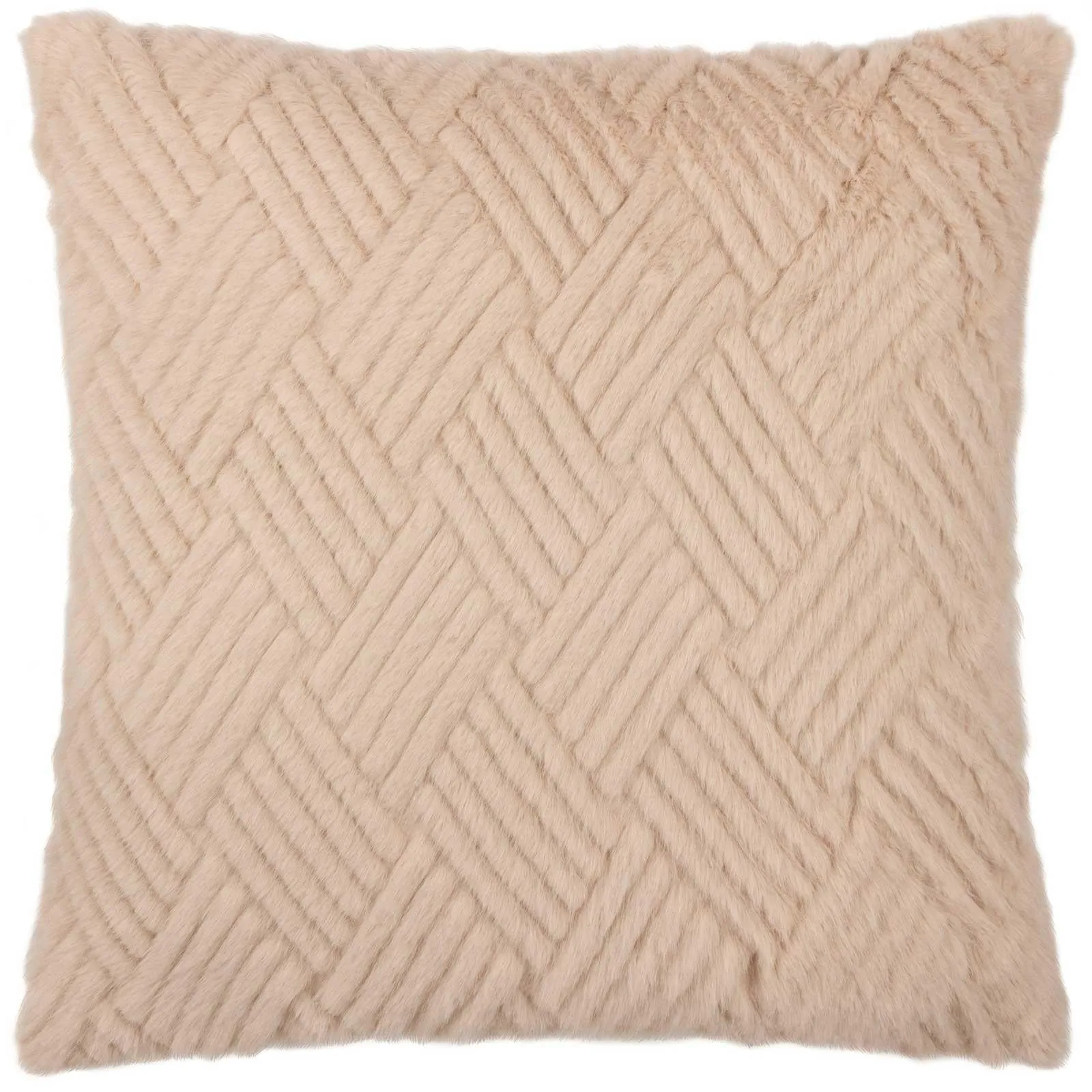 Sonnet Cut Faux Fur Cushion Cover 18" x 18" (45cm x 45cm)