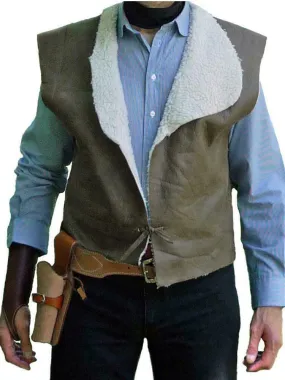 Spaghetti Western Clint Eastwood Shearling Vest