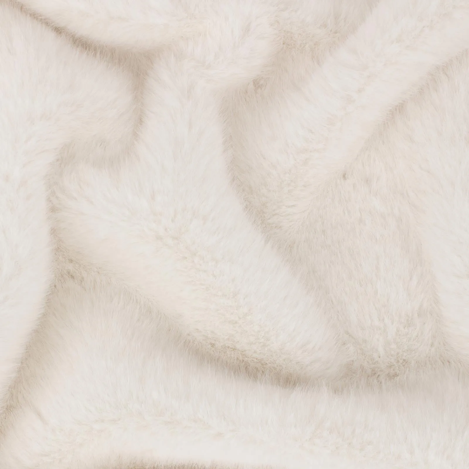 Stanza Faux Fur Throw White