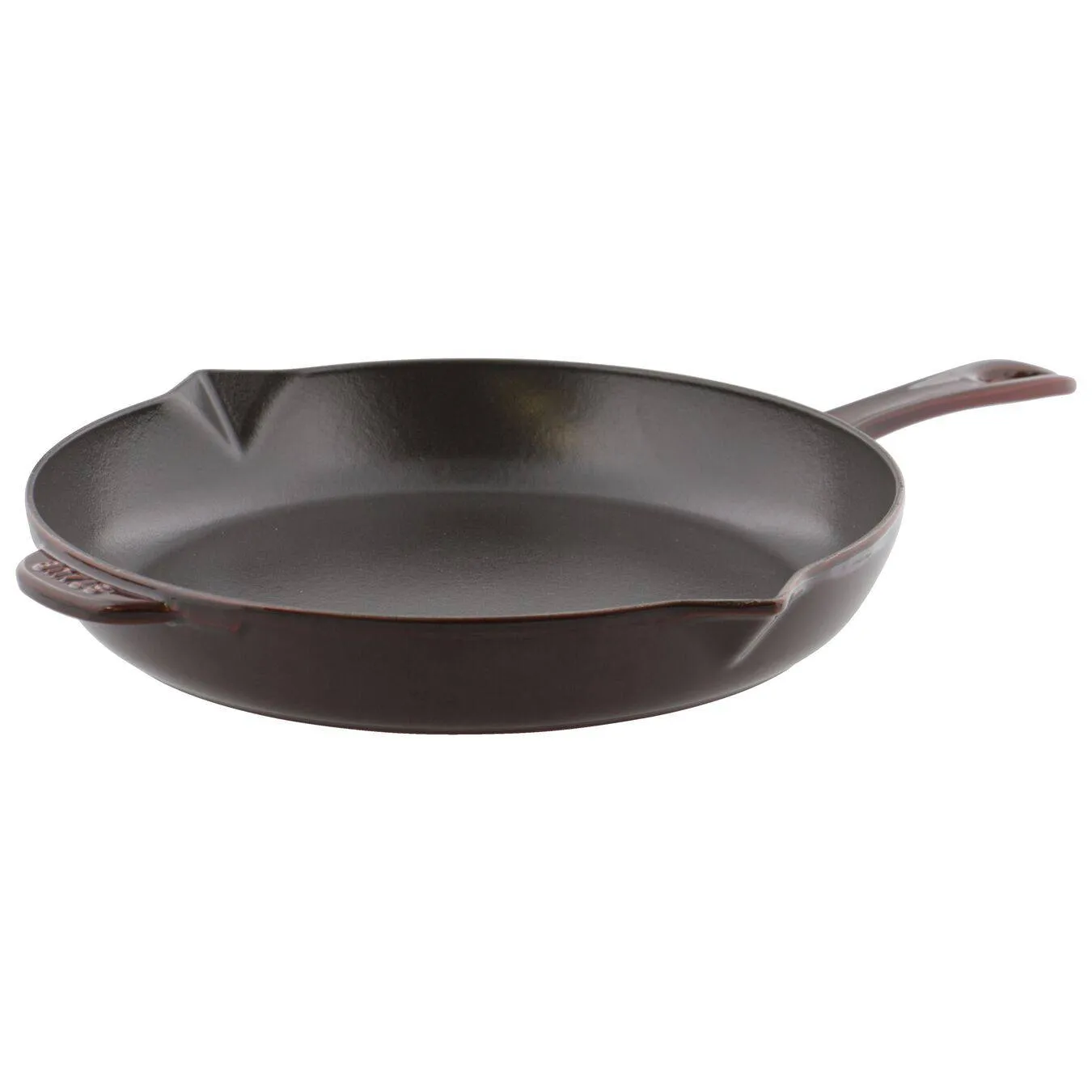 Staub Cast Iron Fry Pan, 12-in, Grenadine