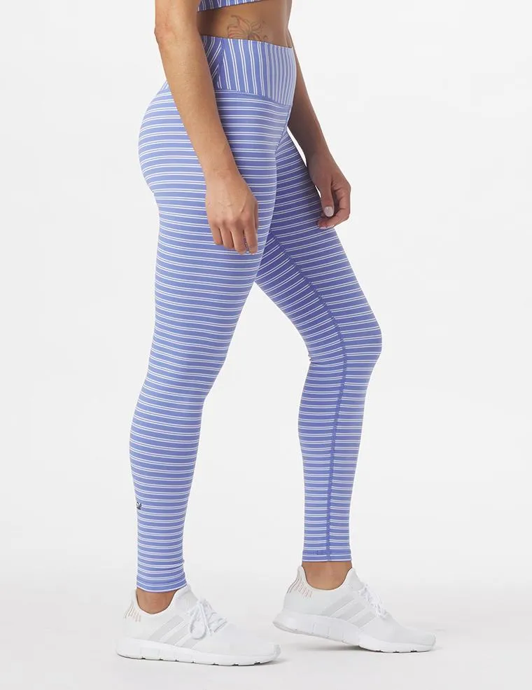 Sultry Legging: Periwinkle Stripe