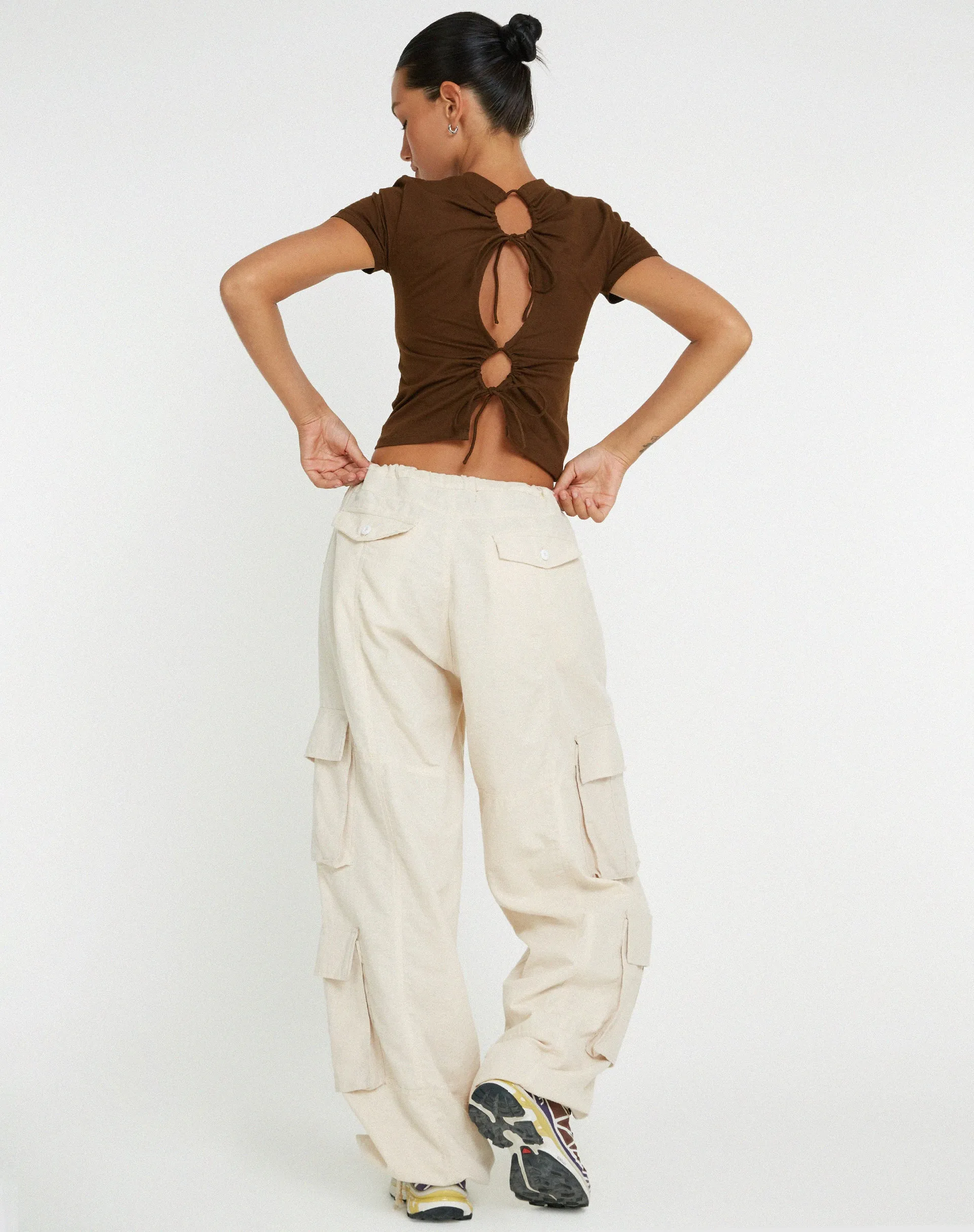 Surtie Crop Top in Cocoa