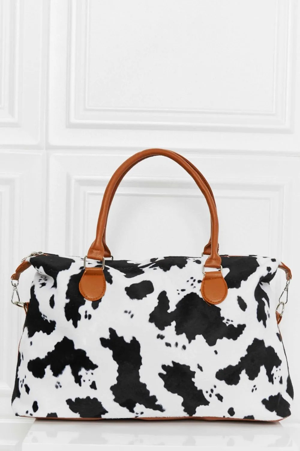 Thunder Chick Fitness Animal Print Brushed Weekender Bag