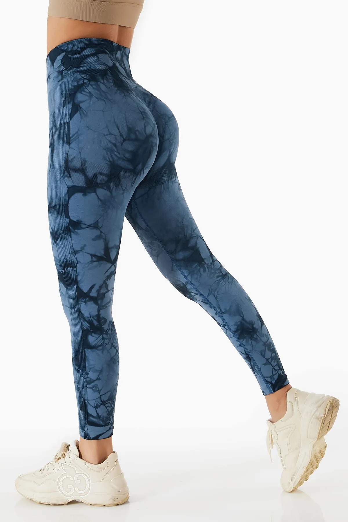 Tie Dyed Scrunch Butt Leggings