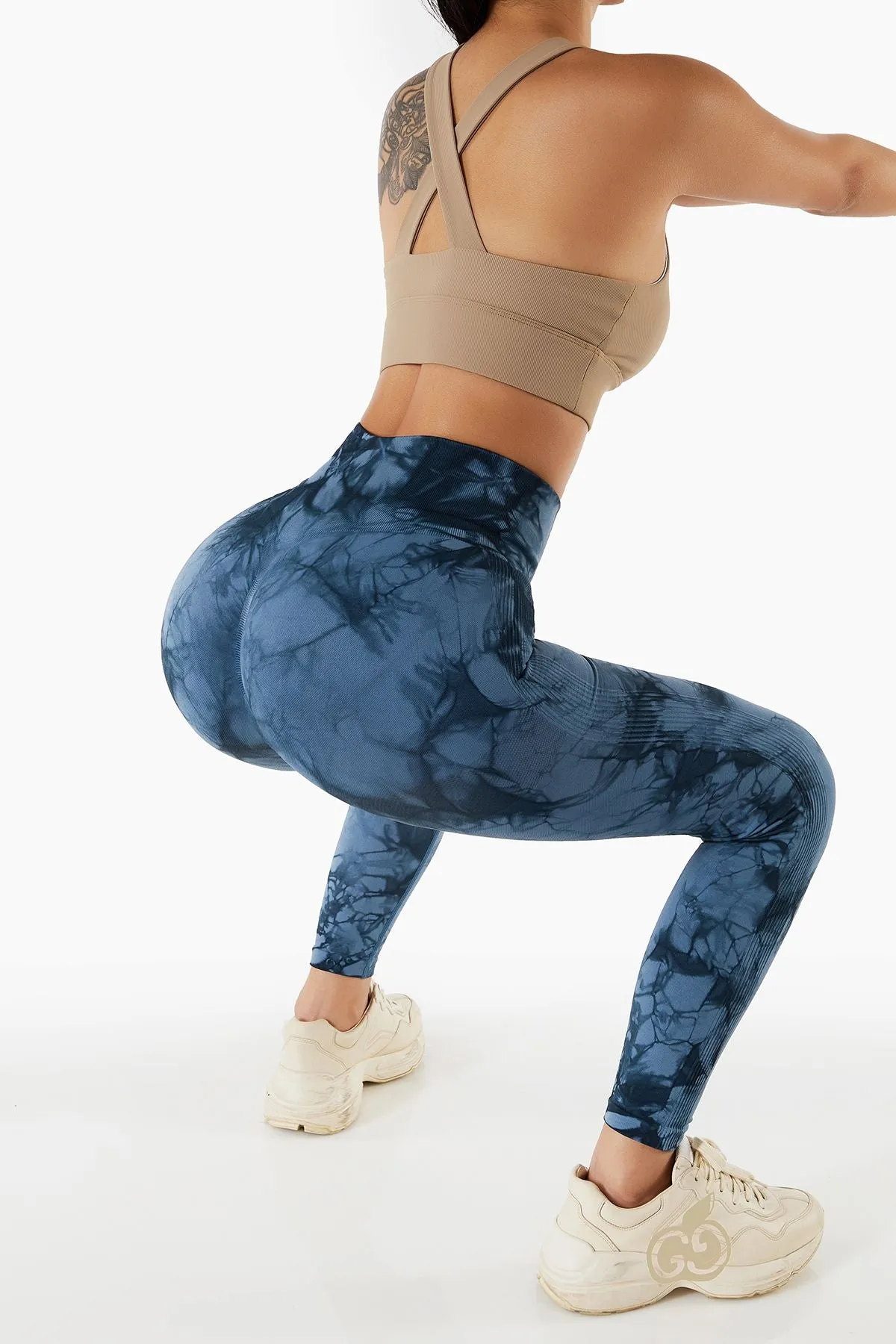 Tie Dyed Scrunch Butt Leggings