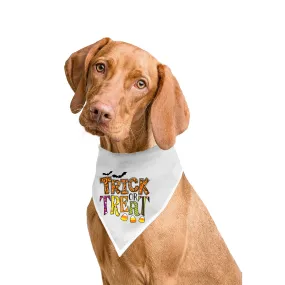 Trick or Treat Tie-On Pet Bandana with Candy and Bats