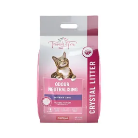 Trouble and Trix Odour Neutralising Lavender Crystal Cat Litter 15L/6.4kg