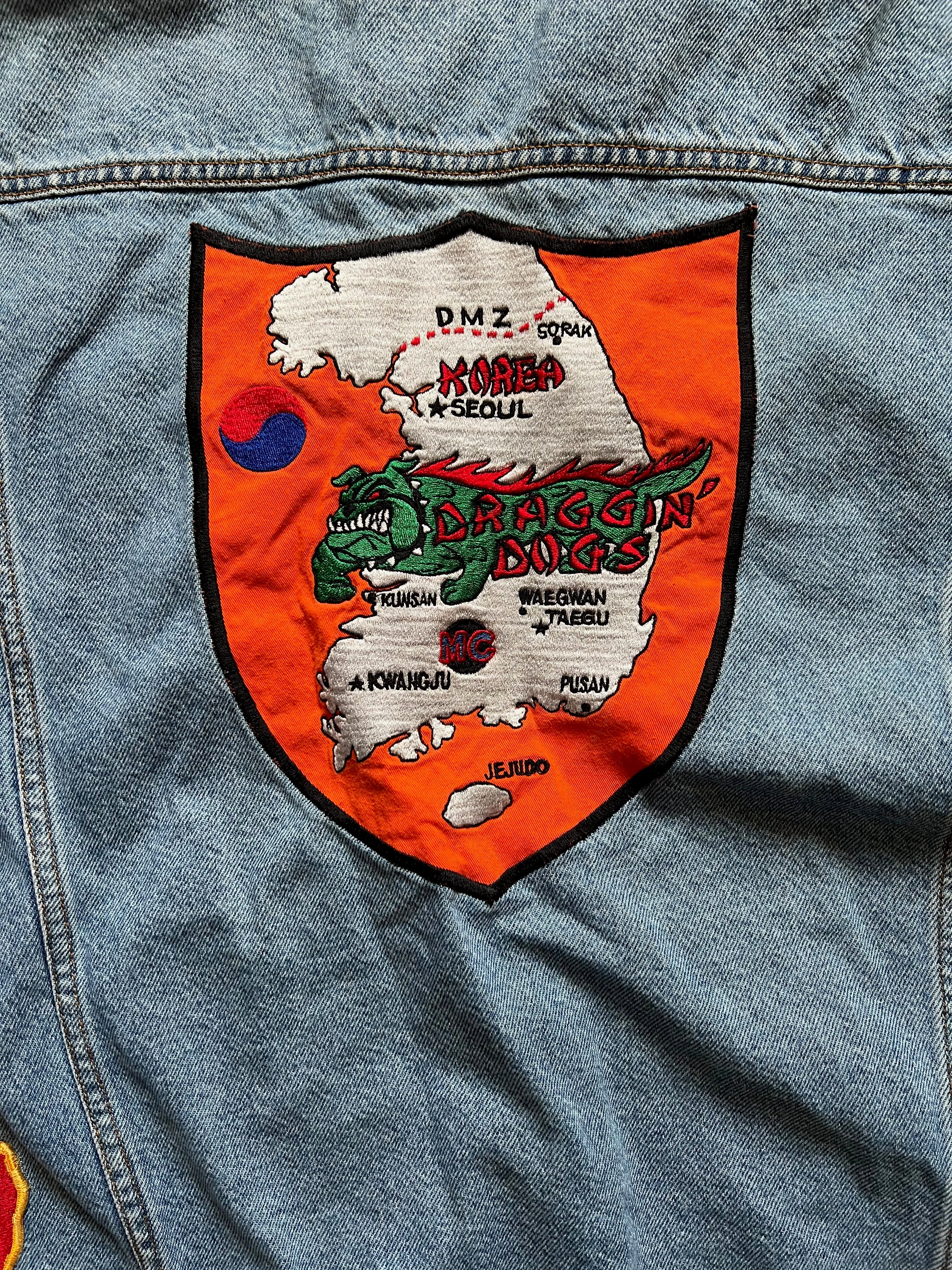 Vietnam War Souvenir Denim Vest Dave Springer