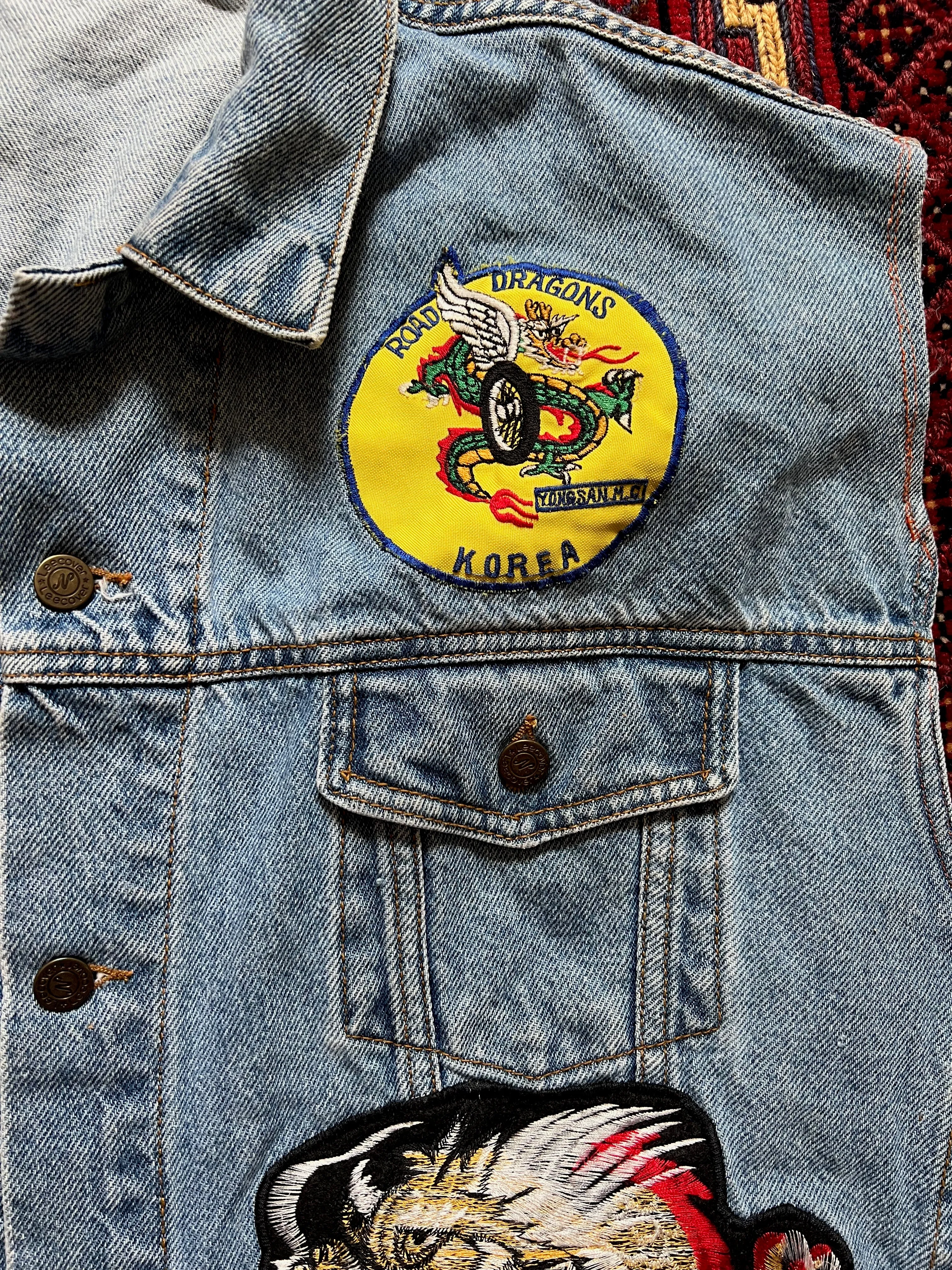 Vietnam War Souvenir Denim Vest Dave Springer