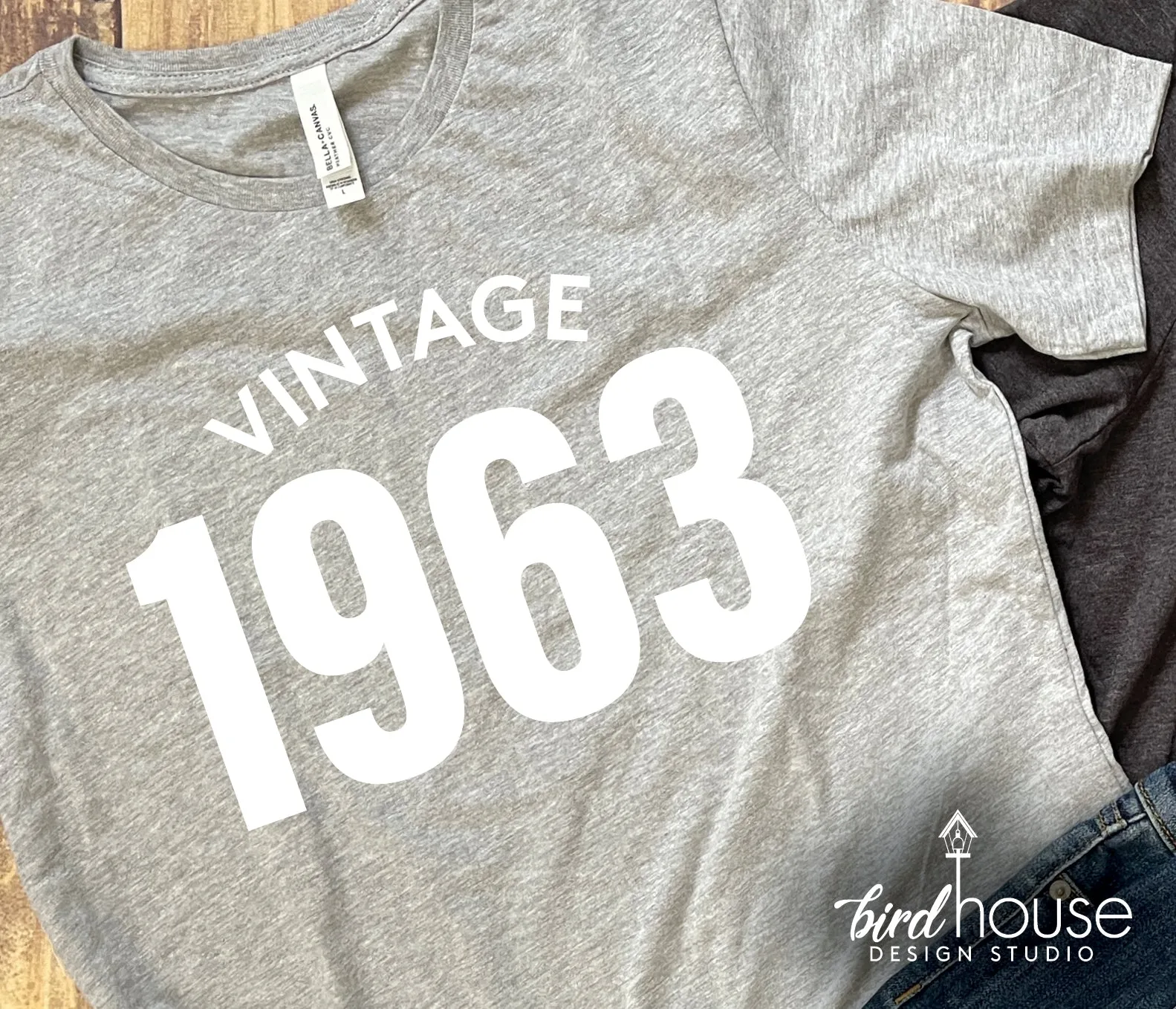 Vintage Birthday Graphic Tee Shirt