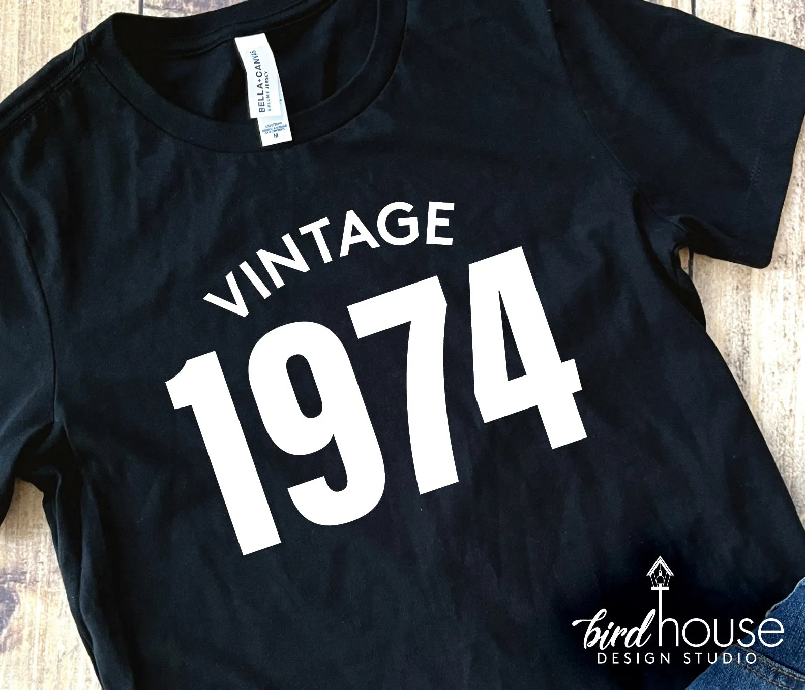 Vintage Birthday Graphic Tee Shirt