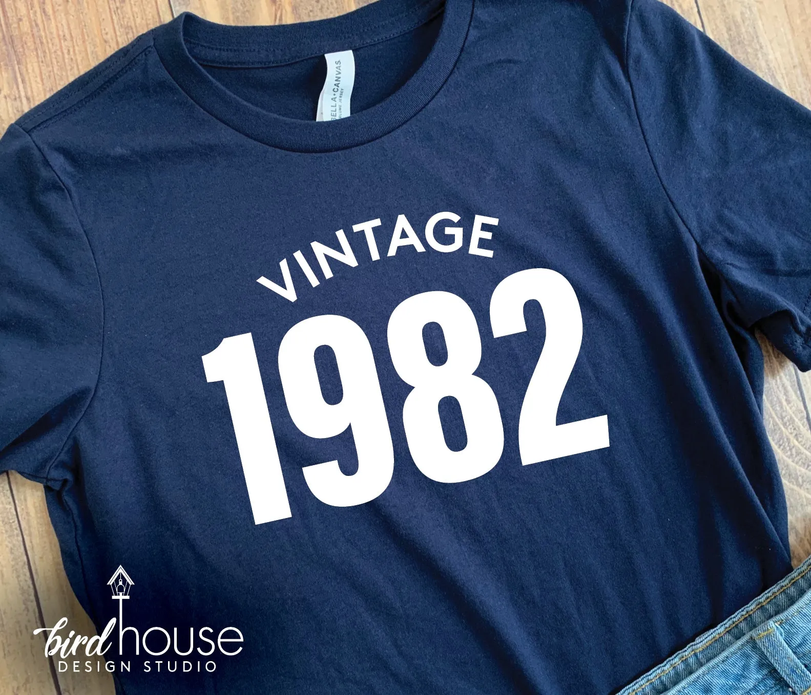 Vintage Birthday Graphic Tee Shirt