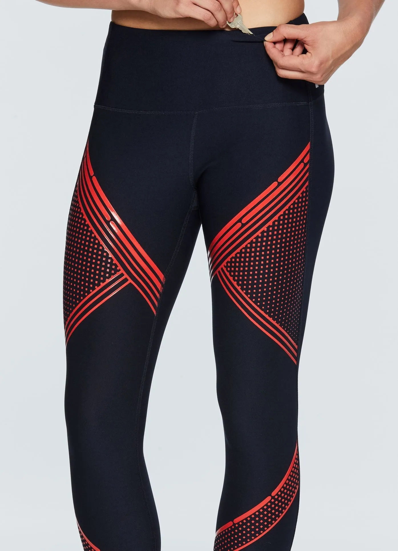 Vortex Silicon Graphic Print Legging