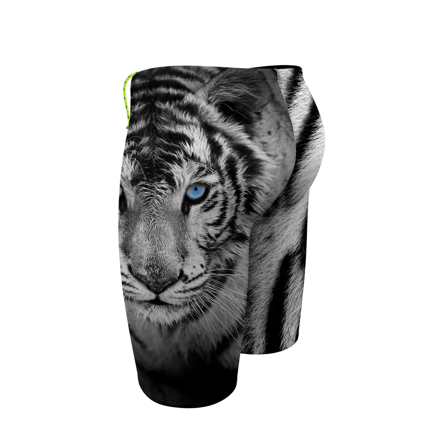 White Tiger Jammer Swimsuit