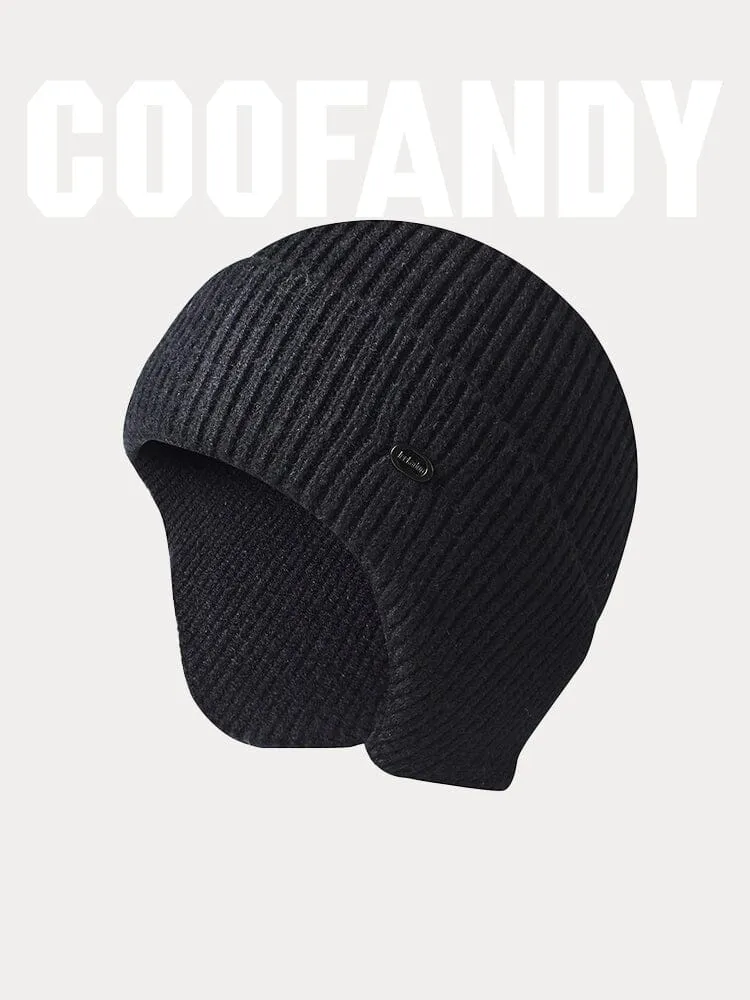 Windproof Ear Protection Knit Beanie