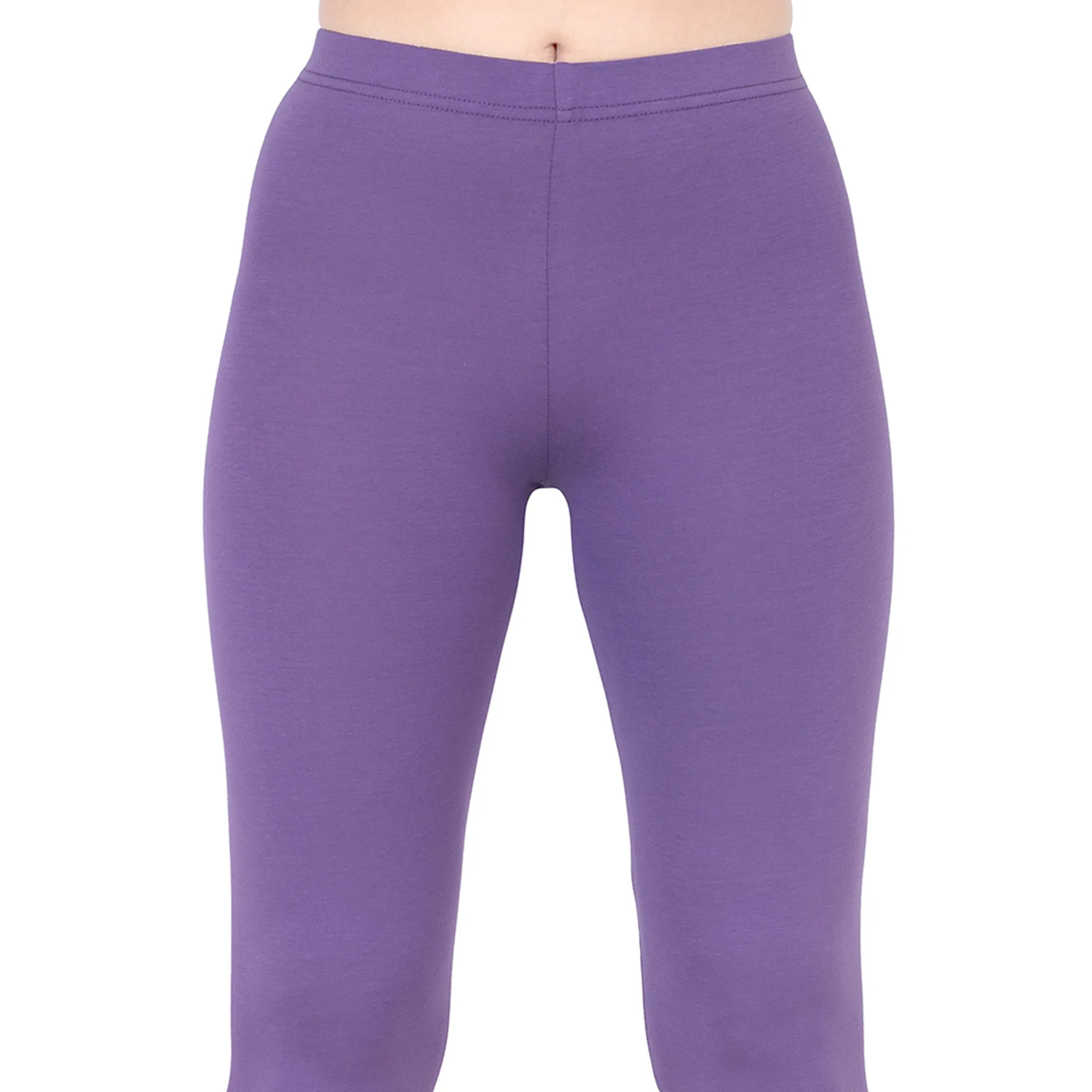 Women Purple Ankle Length Legging