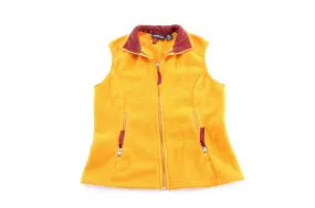 Women's 90's Patagonia Yellow Fleece Zip Up Vest