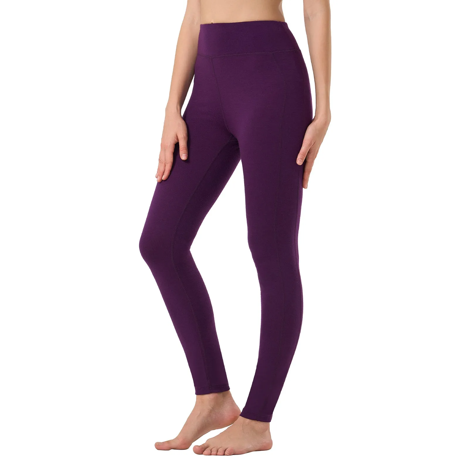 Women's Merino 200g Thermal Bottom Dark Purple