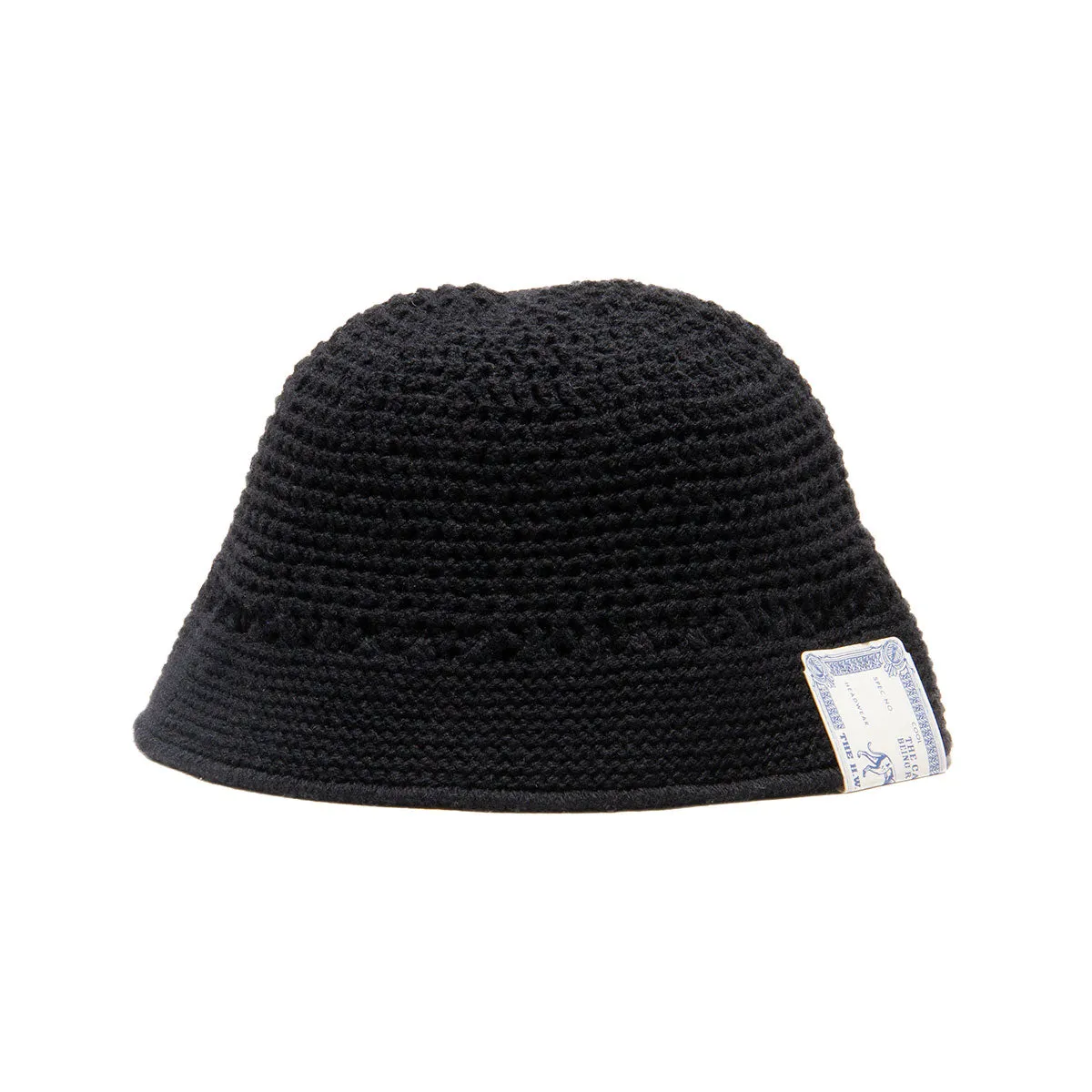 WOOL KNIT HAT - Black