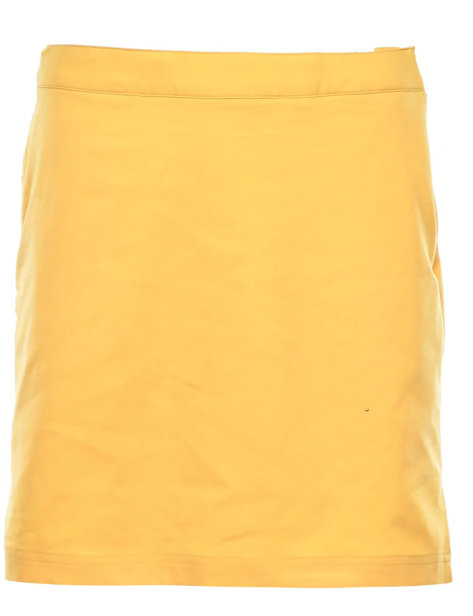 Yellow Midi Skirt - M