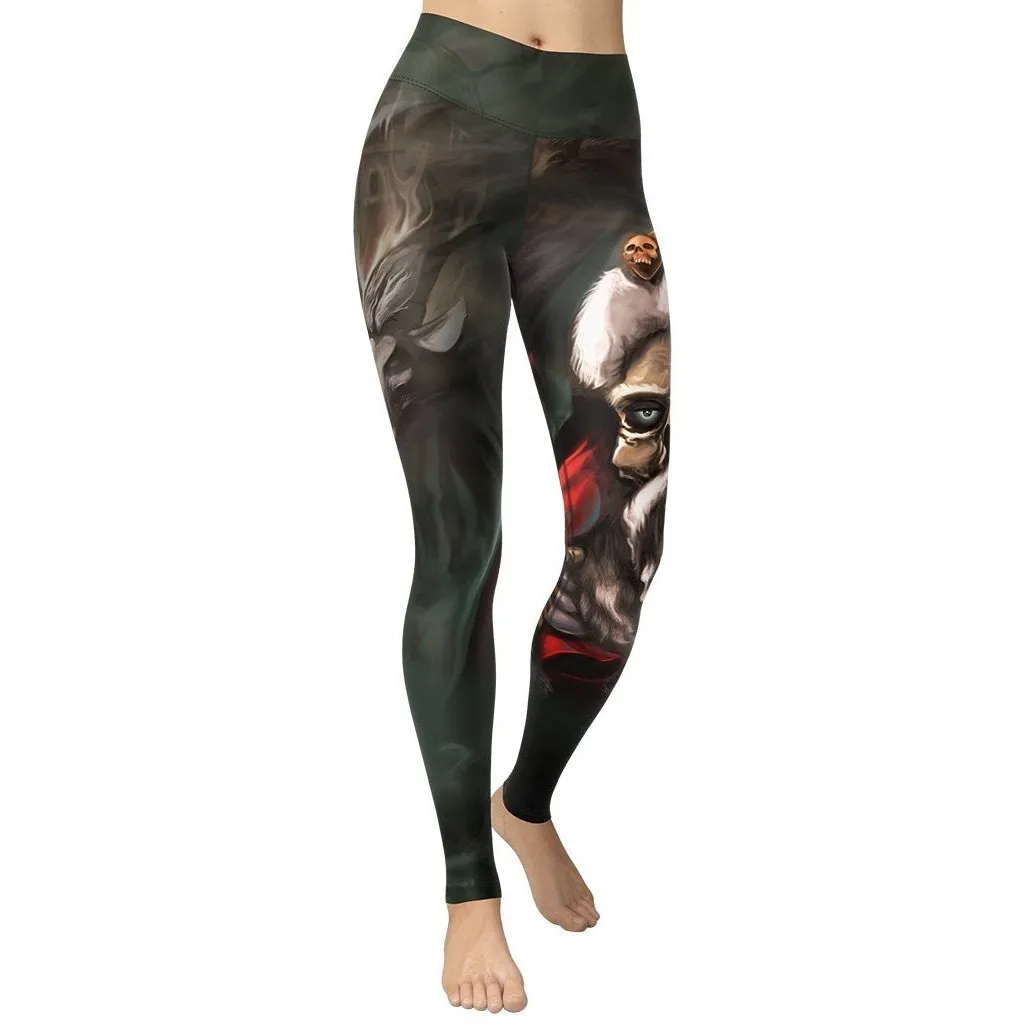 Zombie Santa Yoga Leggings